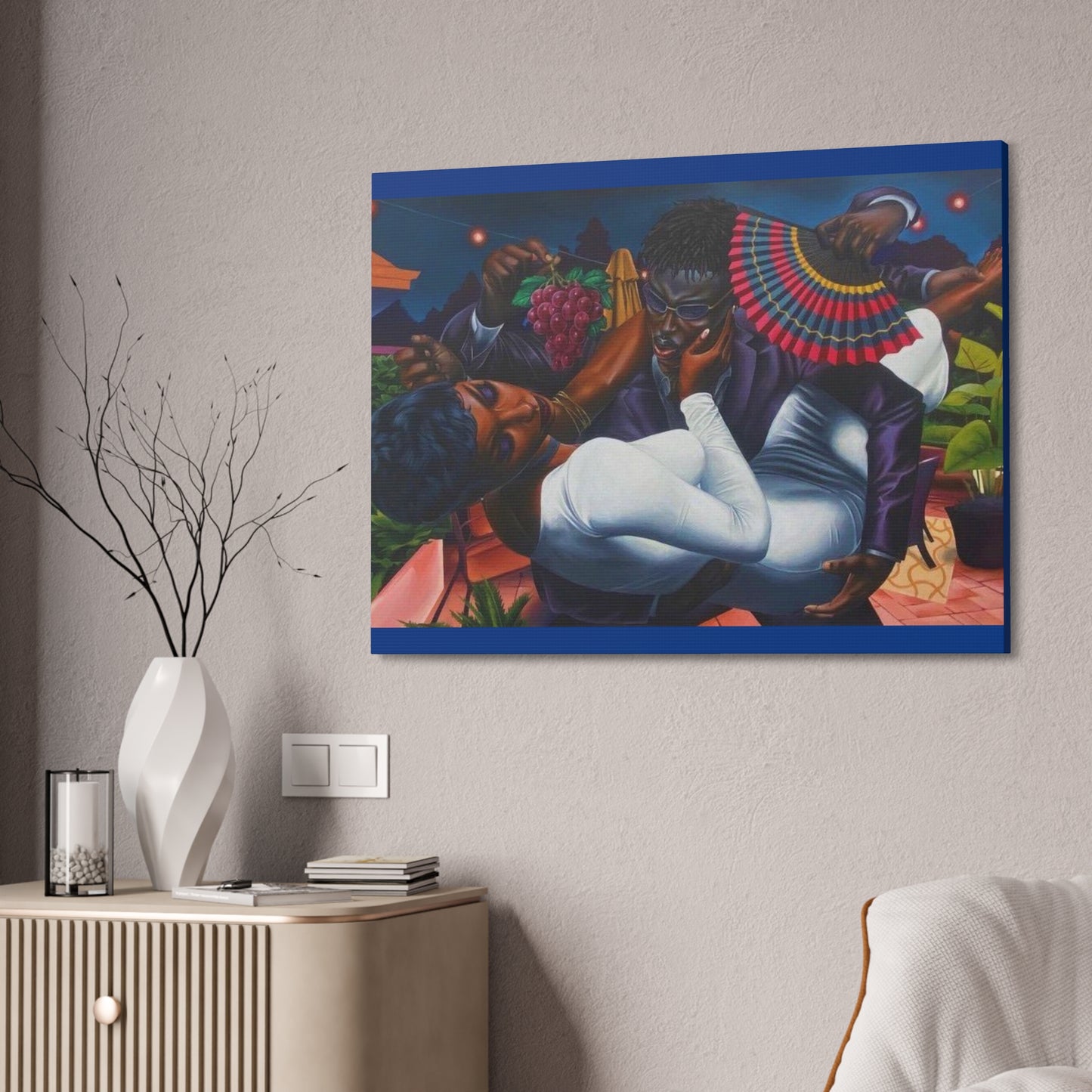 "For The Love Of A Black Women" Canvas Wall Art
