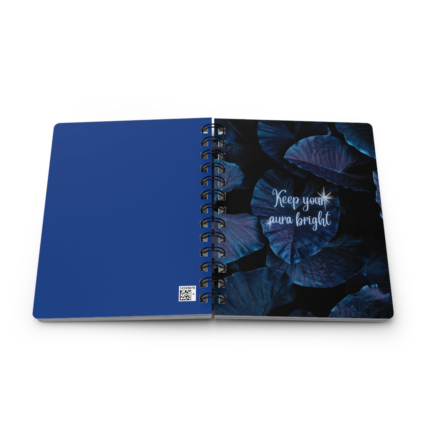 Inspirational Spiral Bound Journal, Motivational Notebook for Self-Care, Mindfulness, Gratitude, Gift for Students, Writers, Artists