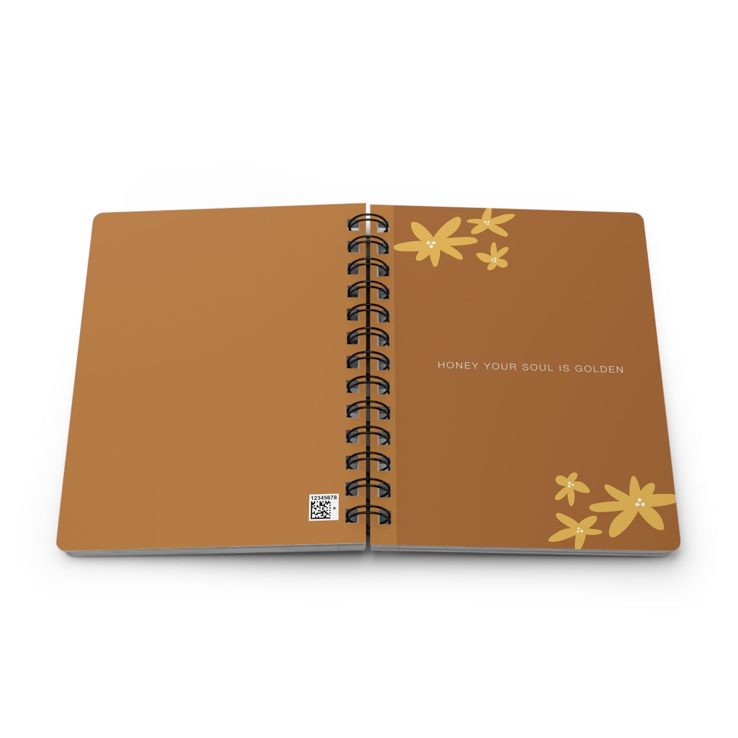 Golden Skin Spiral Bound Journal - Notebook Journal