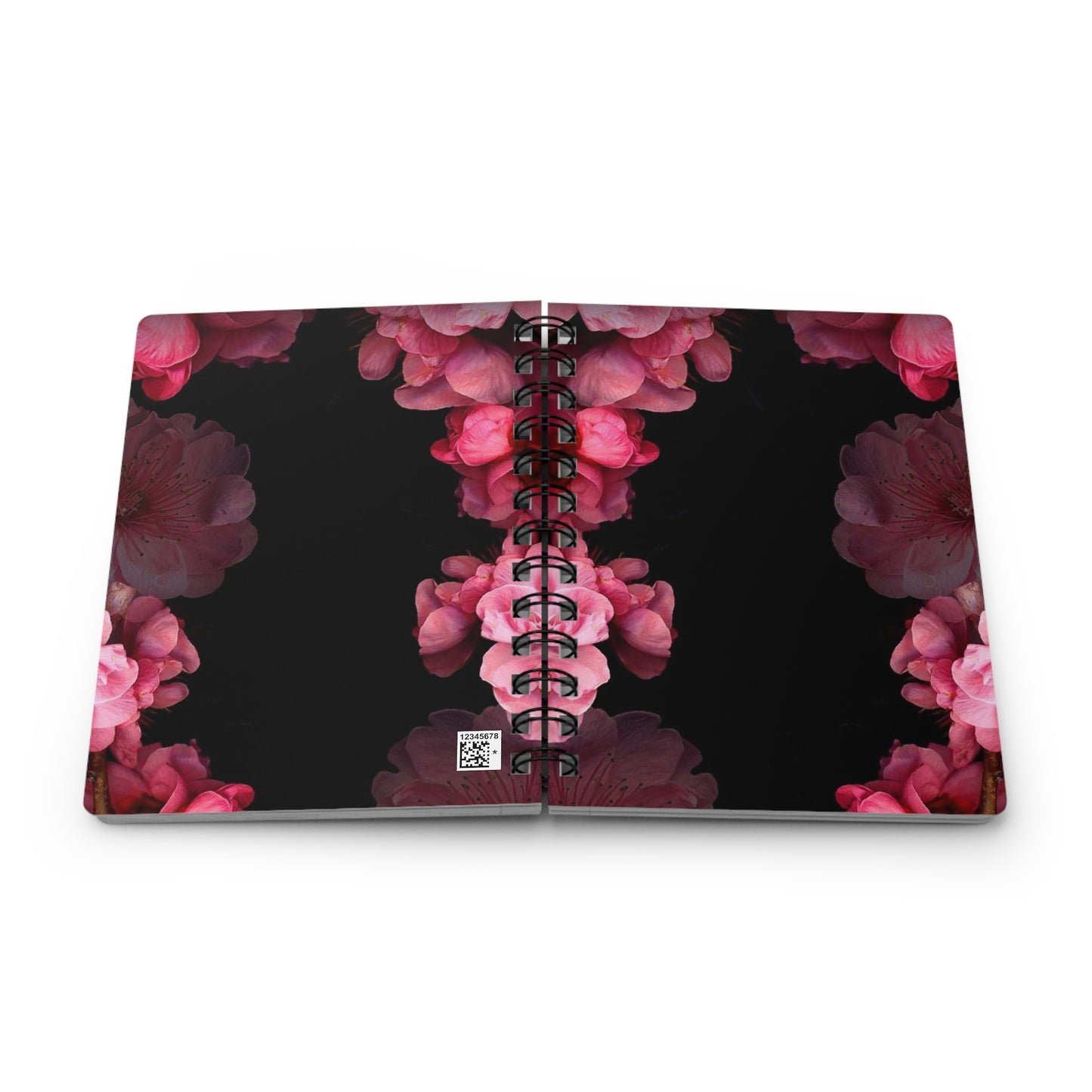 Floral Spiral Bound Journal, Elegant Writing Notebook for Garden Lovers, Perfect Gift for Mother's Day, Journaling, Nature Enthusiasts,