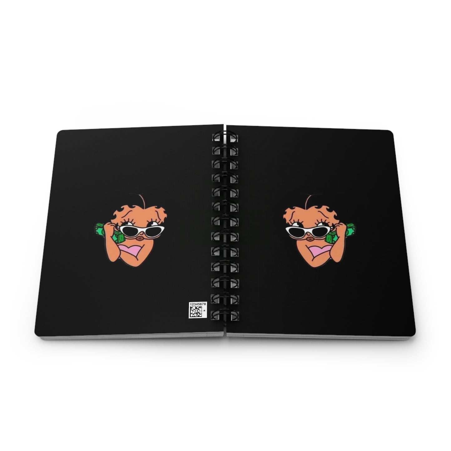 Cool Vibes Betty Boop Spiral Bound Journal, Stylish Notebook for Teen Girls, Perfect for Note-Taking, Journaling, Gift Idea