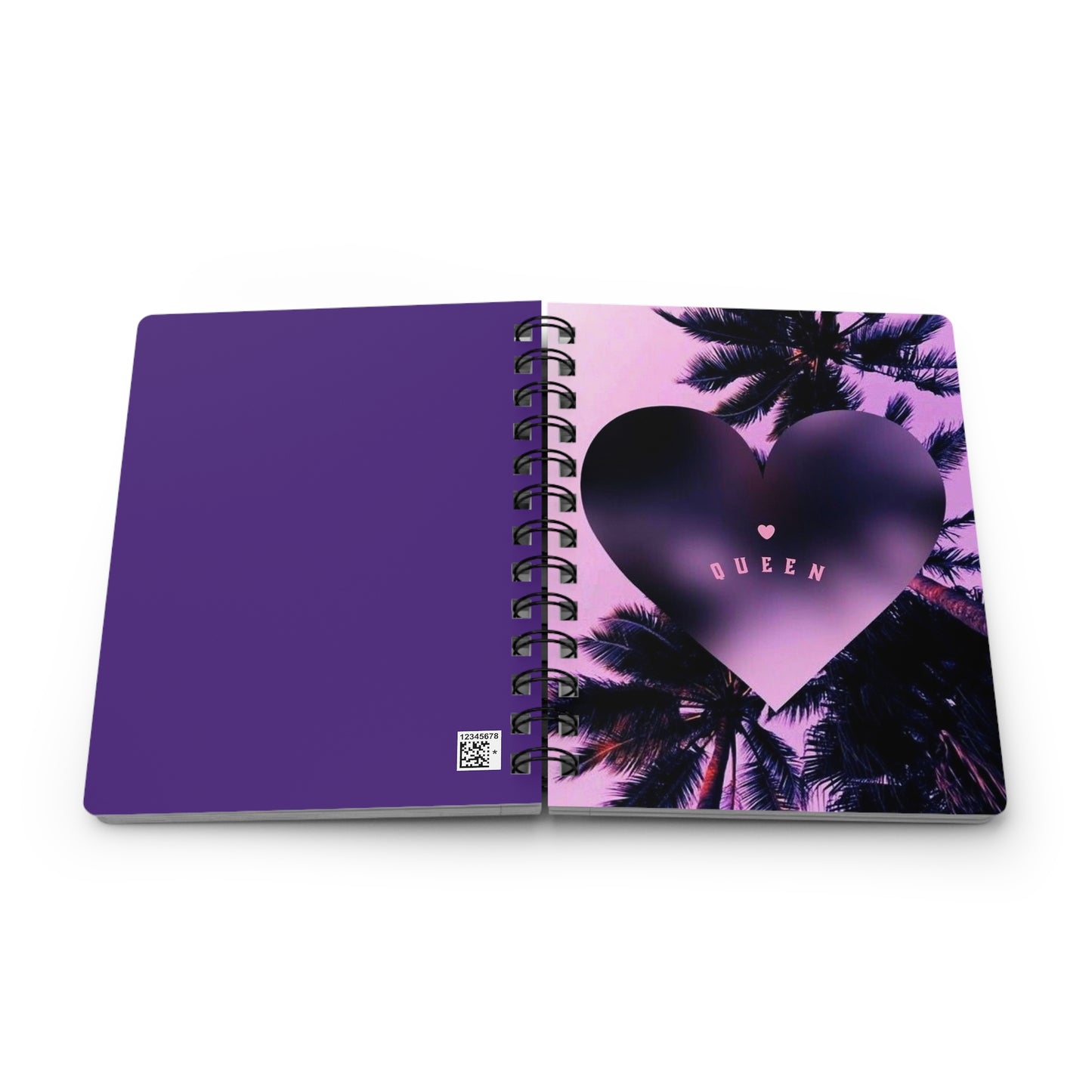 Queen of the Jungle Spiral Bound Journal, Tropical Notebook for Writers, Gifts for Her, Journaling, Stationery, Creative Notes