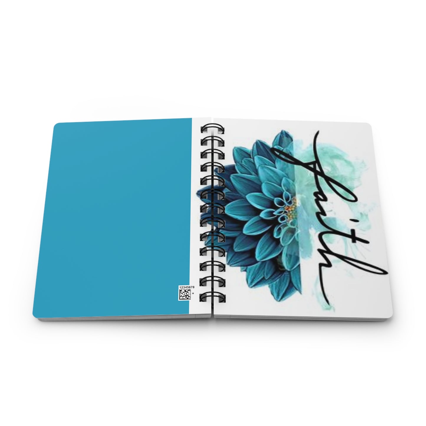 Inspirational Floral Spiral Bound Journal ~ Perfect for Faith Reflection, Daily Gratitude, Mindfulness, Gift for Students, Note Taking