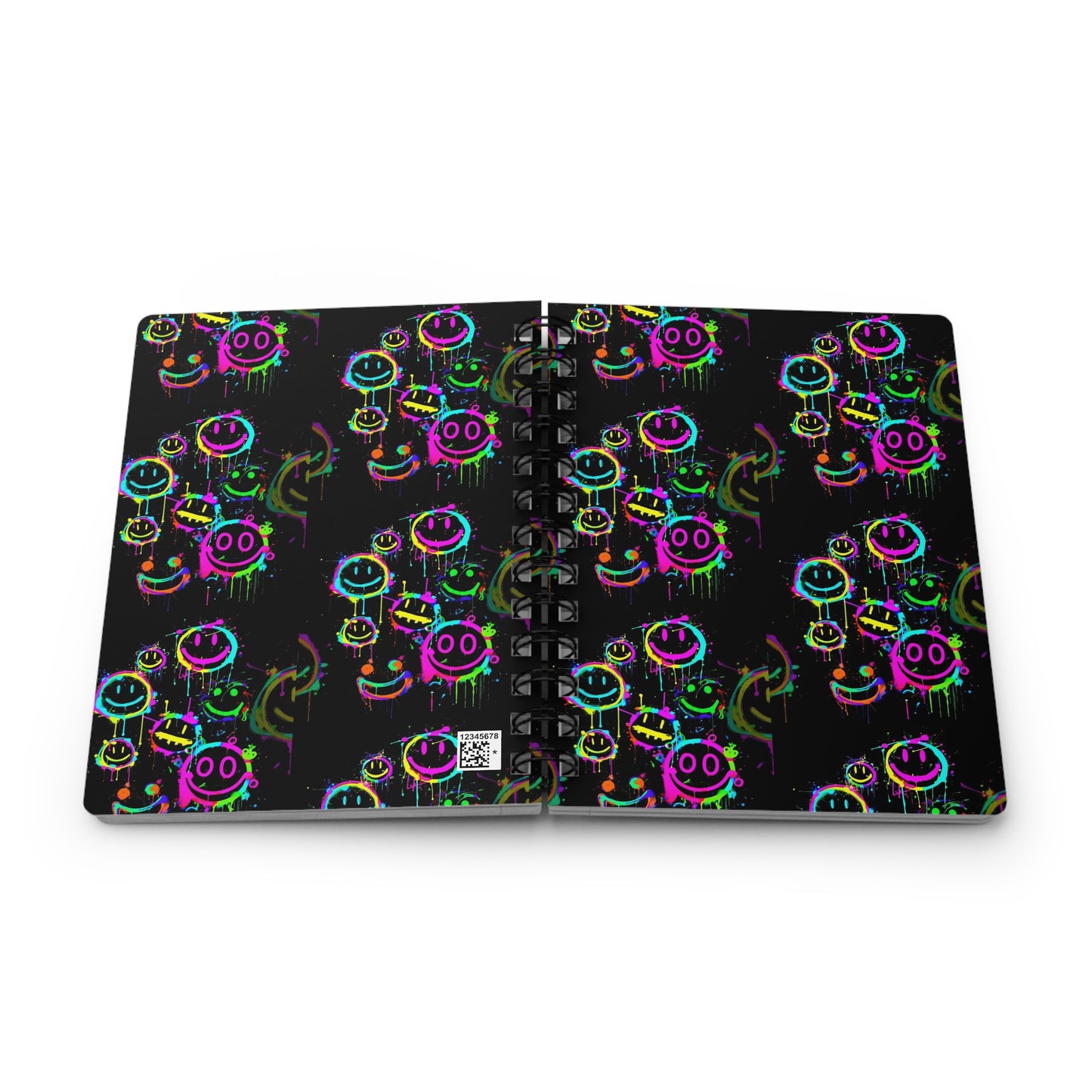 Vibrant Spiral Bound Journal, Colorful Notepad for Creative Minds, Artistic Planner, Unique Gifts for Artists, Journaling, Sketching