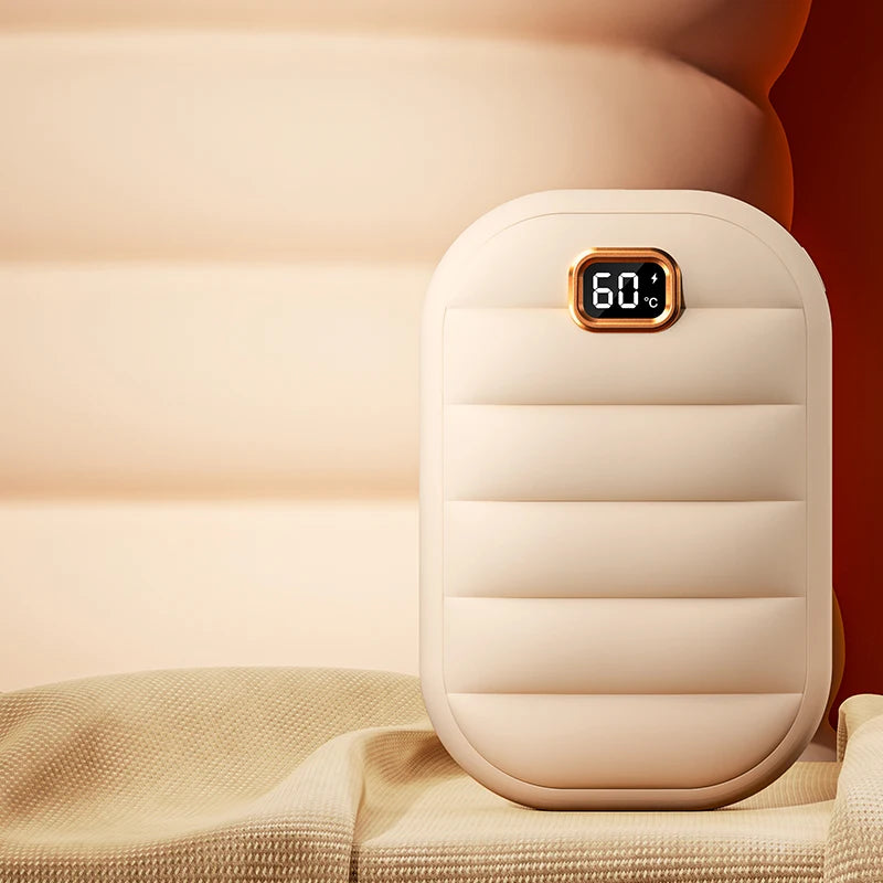 Factory Rechargeable Mini Hand Warmer Power Bank 4000Mah Portable Charger USB 2 in 1 with Digital Display Hand Warmer