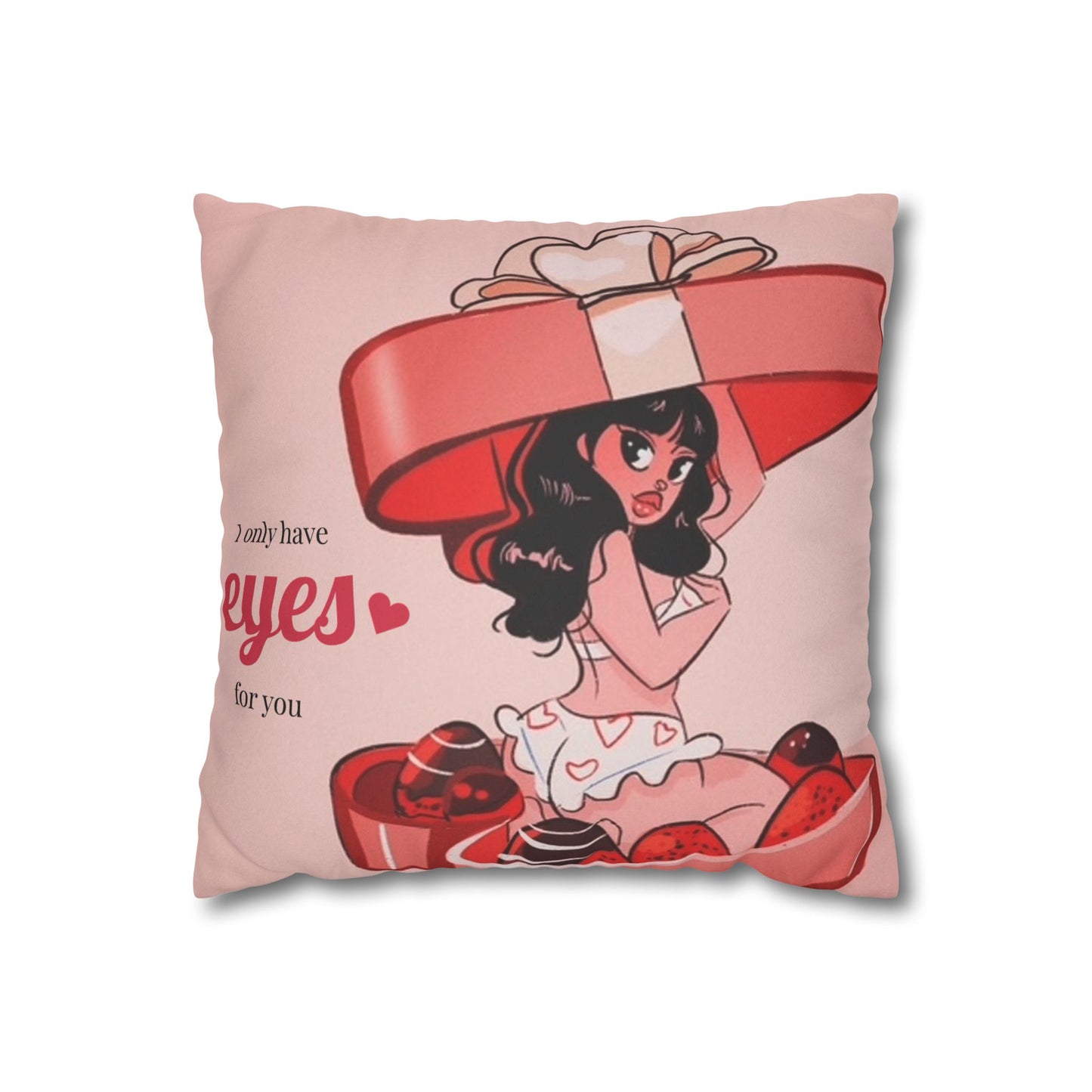 Naughty Girl Valentine's Day Pillowcase