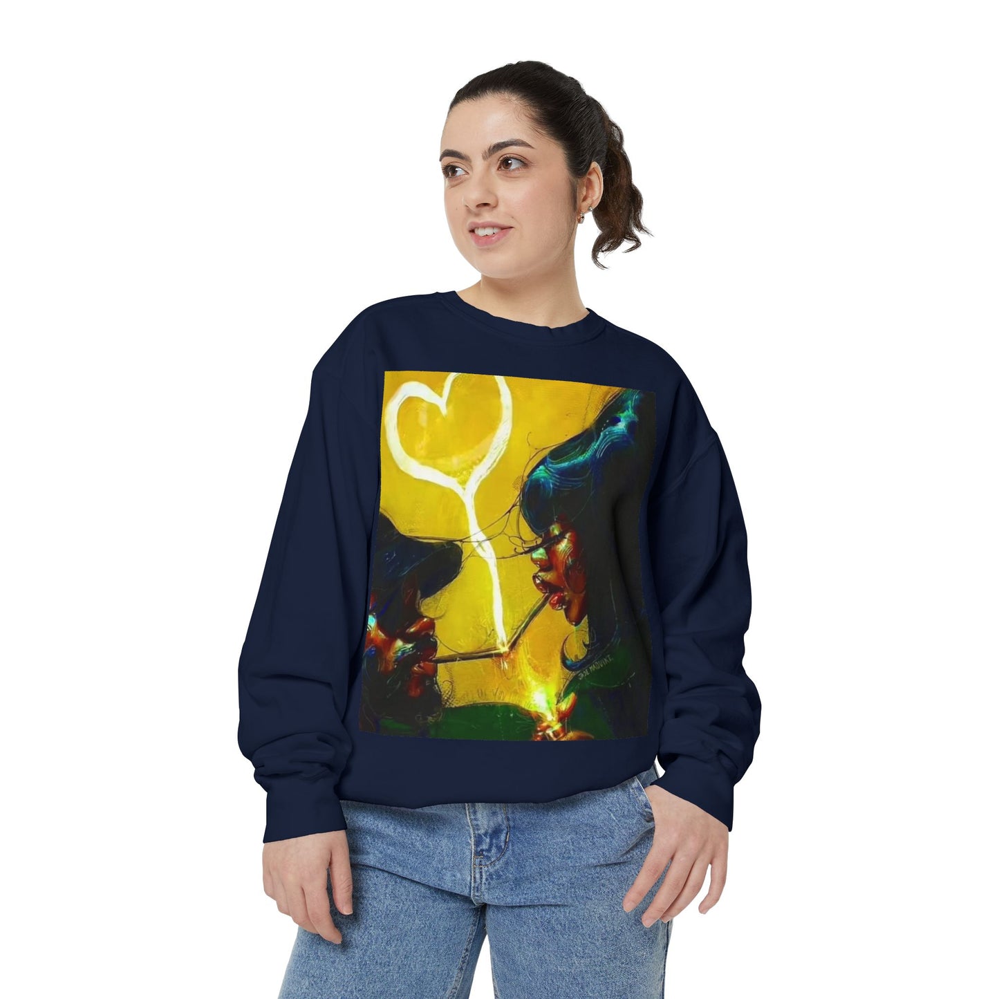 Romantic “High on Love” Sweatshirt