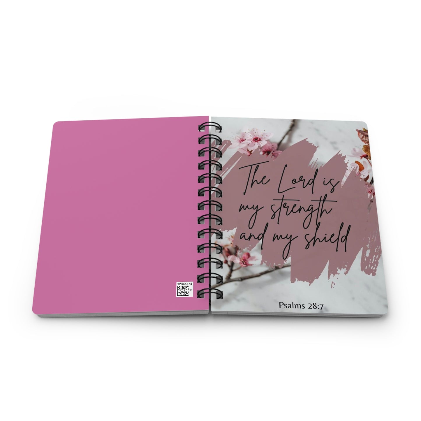 Inspirational Spiral Bound Journal, Faith Journal, Motivational Notebook, Gift for Her, Christian Devotional, Prayer Journal