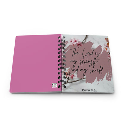Inspirational Spiral Bound Journal, Faith Journal, Motivational Notebook, Gift for Her, Christian Devotional, Prayer Journal