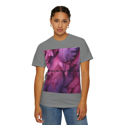 Rebranding Into A New Badder Bitch! ~ Purple/Pink Unisex Garment-Dyed T-shirt