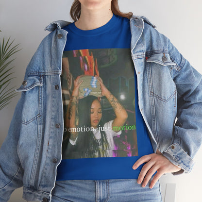 Emotional Expression Unisex Heavy Cotton Tee - No Emotion, Just Vibe