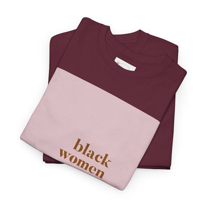 Empowering "Black Woman Are The Blueprint" Message Tee
