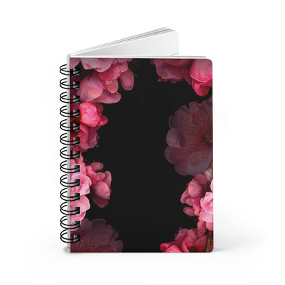 Floral Spiral Bound Journal, Elegant Writing Notebook for Garden Lovers, Perfect Gift for Mother's Day, Journaling, Nature Enthusiasts,