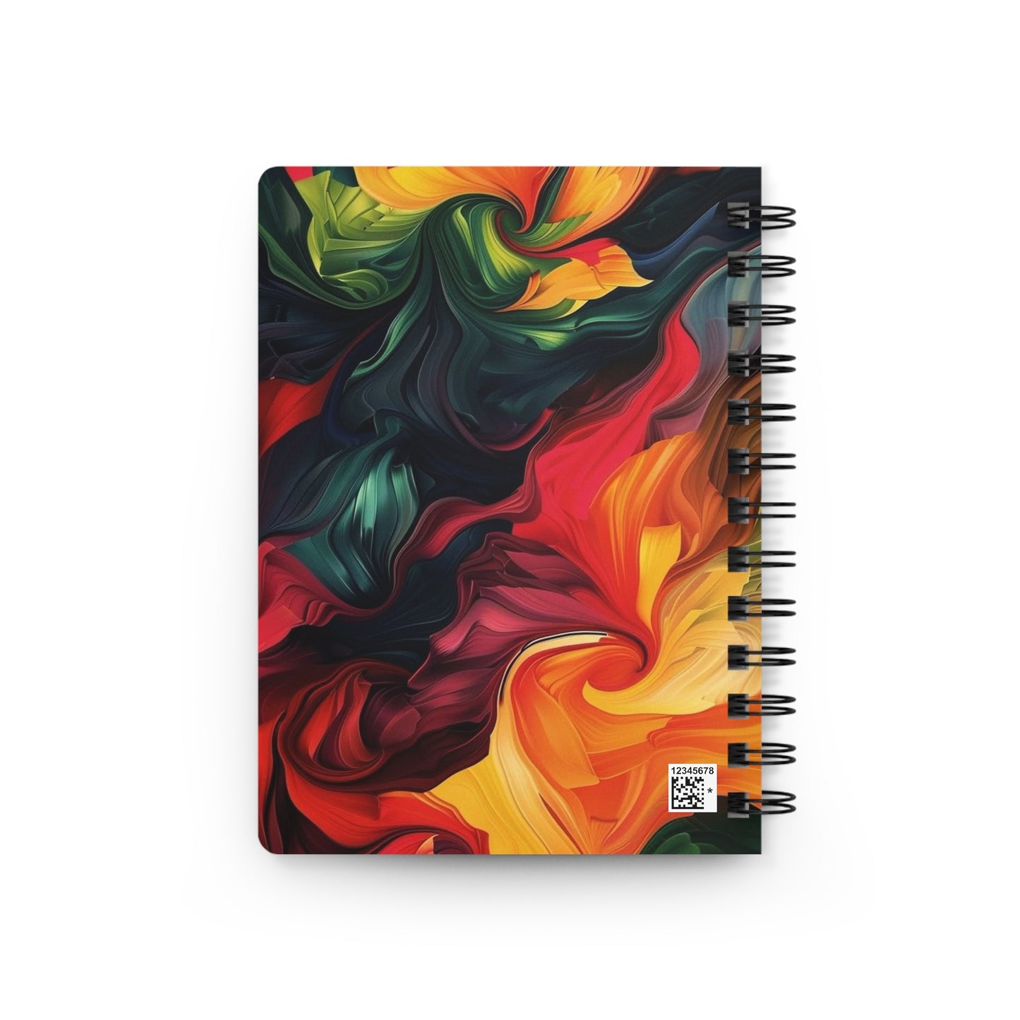 Vibrant Spiral Bound Journal - Colorful Art Notebook for Creativity, Sketching, Journaling, Gift for Artists
