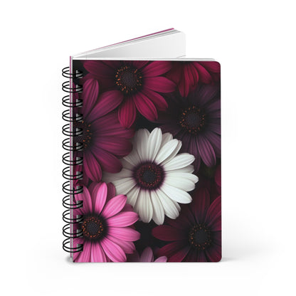 Floral Spiral Bound Journal | Beautiful Flower Notebook | Gift for Garden Lovers, Nature-Inspired, Writing Journal, Floral Decor, Mother's