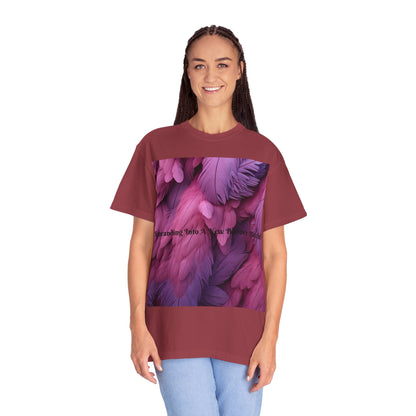 Rebranding Into A New Badder Bitch! ~ Purple/Pink Unisex Garment-Dyed T-shirt