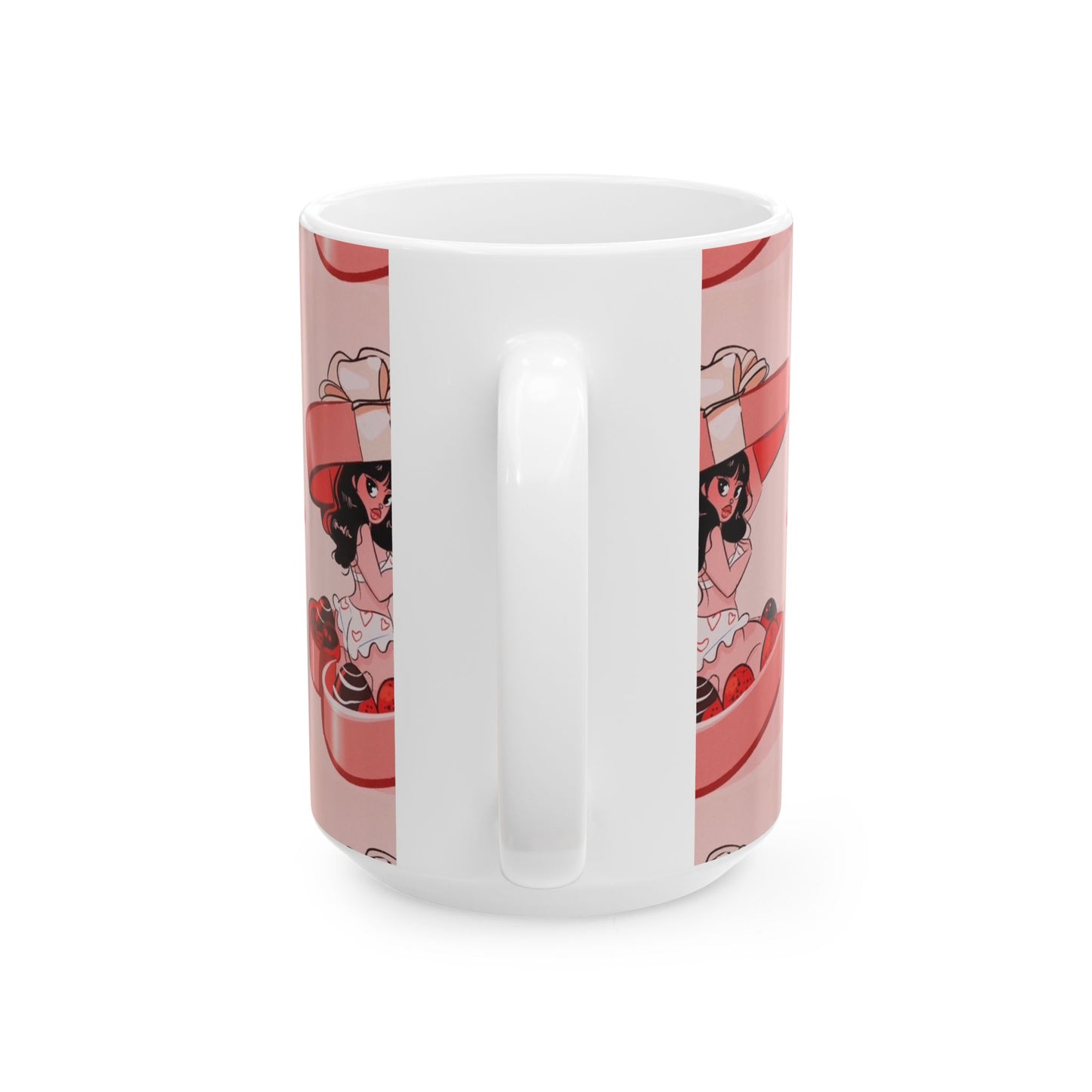 Naughty Girl Valentine's Day Ceramic Mug (11oz, 15oz)