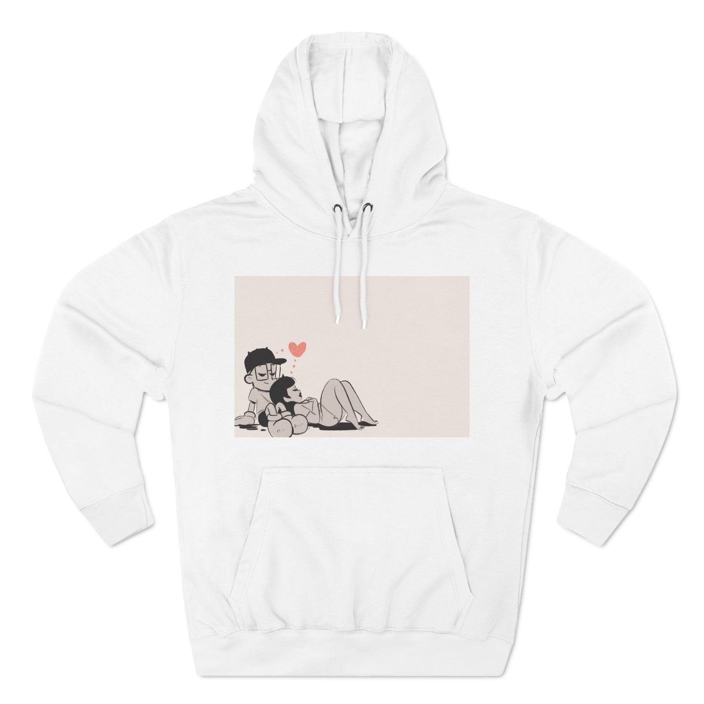 "Can We Talk For a Minute?..~ Three-Panel Fleece Hoodie