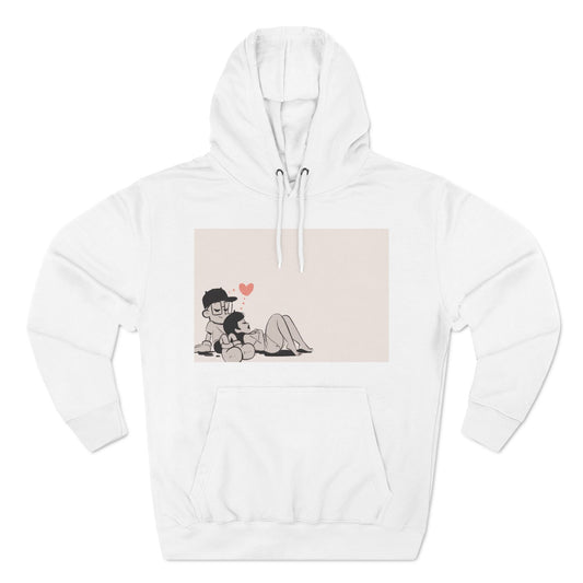 "Can We Talk For a Minute?..~ Three-Panel Fleece Hoodie