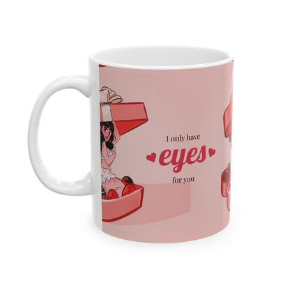 Naughty Girl Valentine's Day Ceramic Mug (11oz, 15oz)