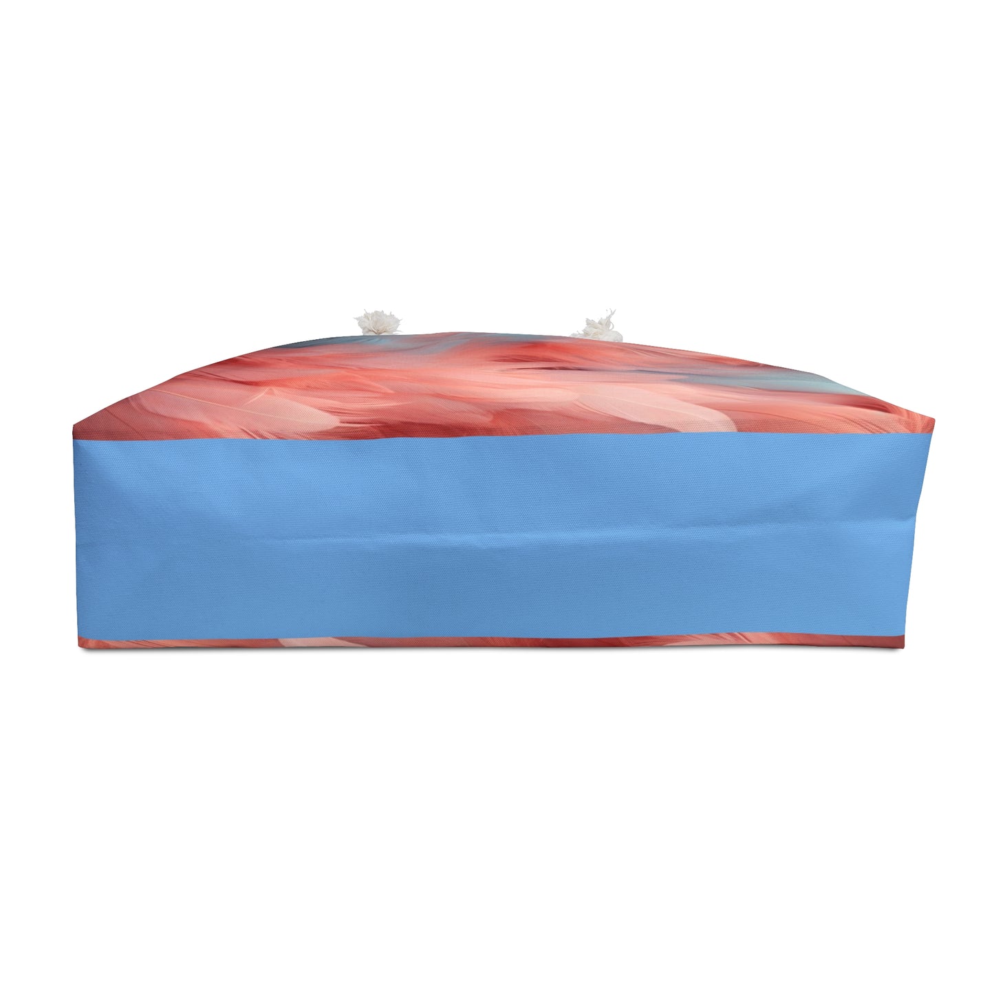 Bohemian Weekender Bag, Stylish Beach Tote, Travel Organizer, Weekend Getaway, Colorful Feather Design