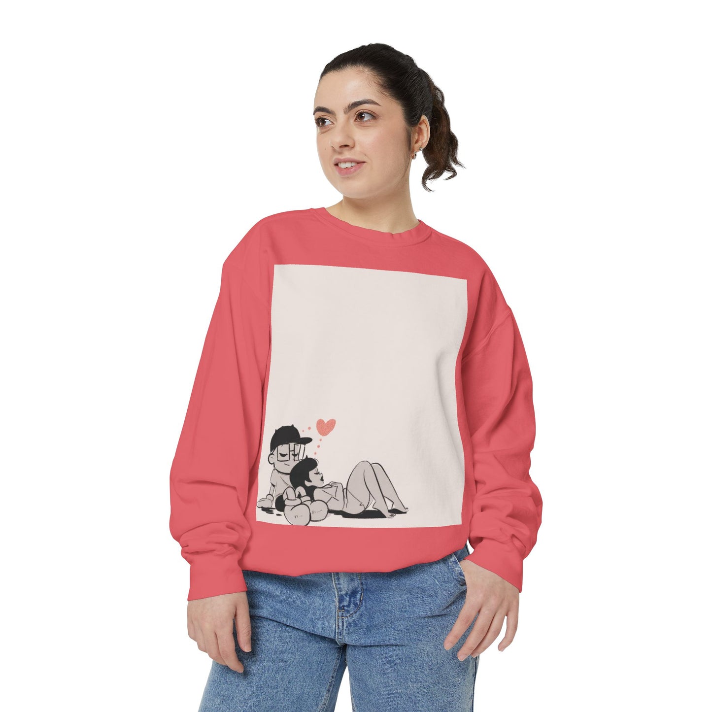 "Can We Talk For A Minute?.." ~ Unisex Garment-Dyed Sweatshirt