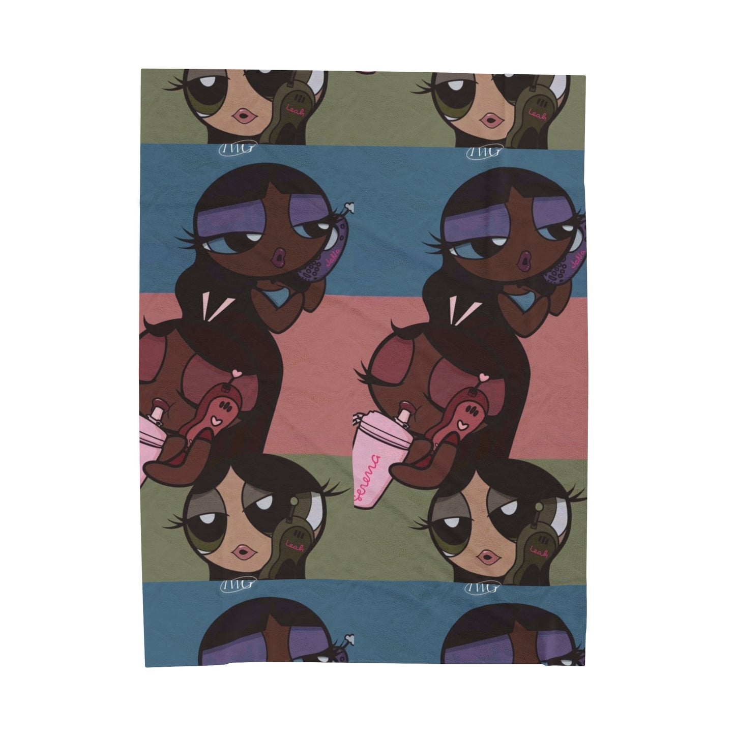 Im Just A Girl🫧🩷~ Velveteen Plush Blanket