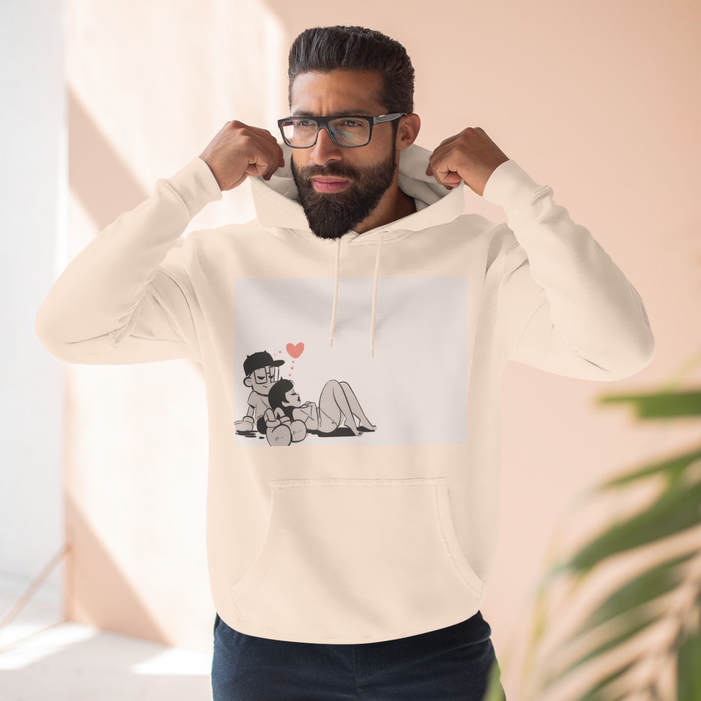 "Can We Talk For a Minute?..~ Three-Panel Fleece Hoodie