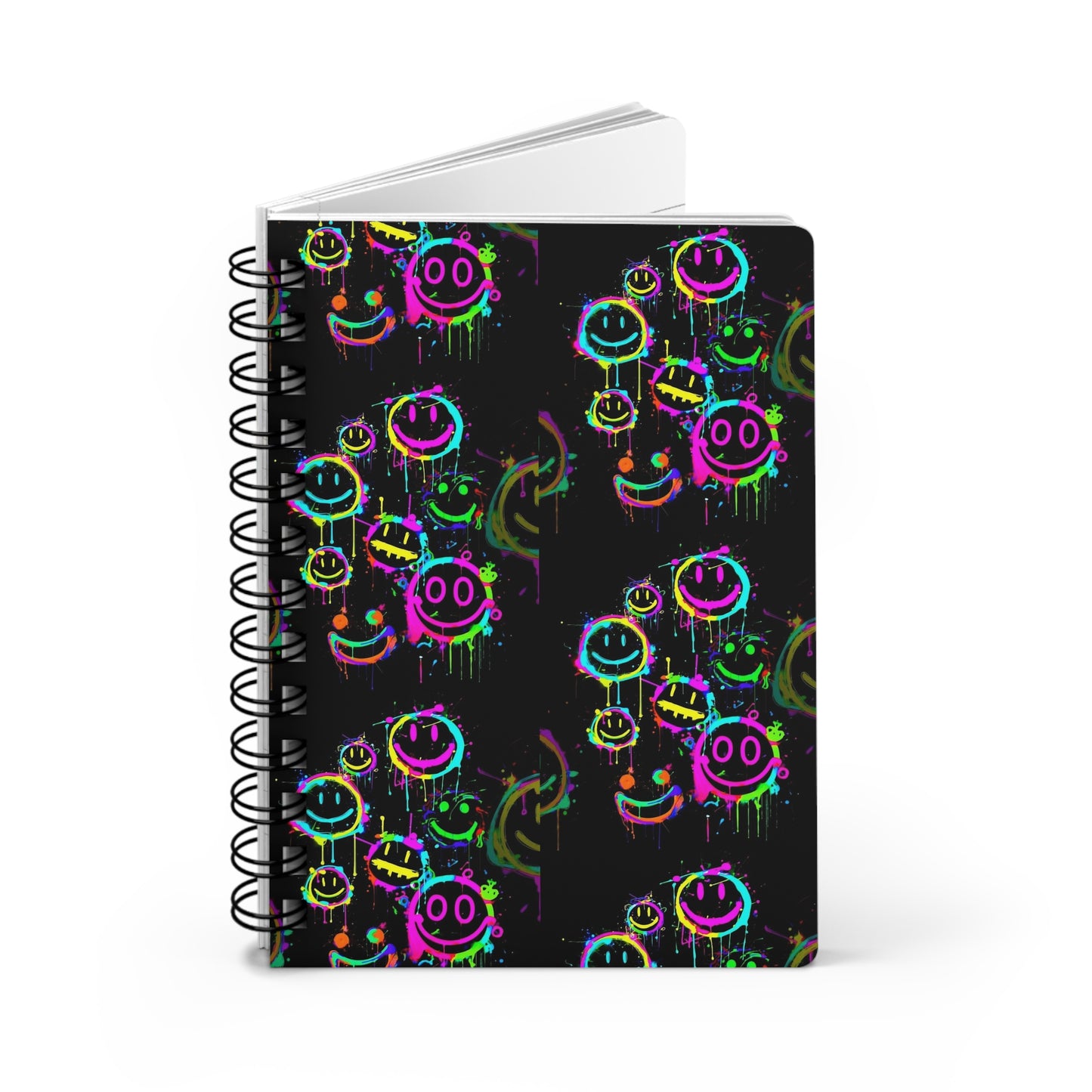 Vibrant Spiral Bound Journal, Colorful Notepad for Creative Minds, Artistic Planner, Unique Gifts for Artists, Journaling, Sketching