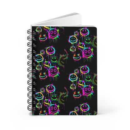 Vibrant Spiral Bound Journal, Colorful Notepad for Creative Minds, Artistic Planner, Unique Gifts for Artists, Journaling, Sketching