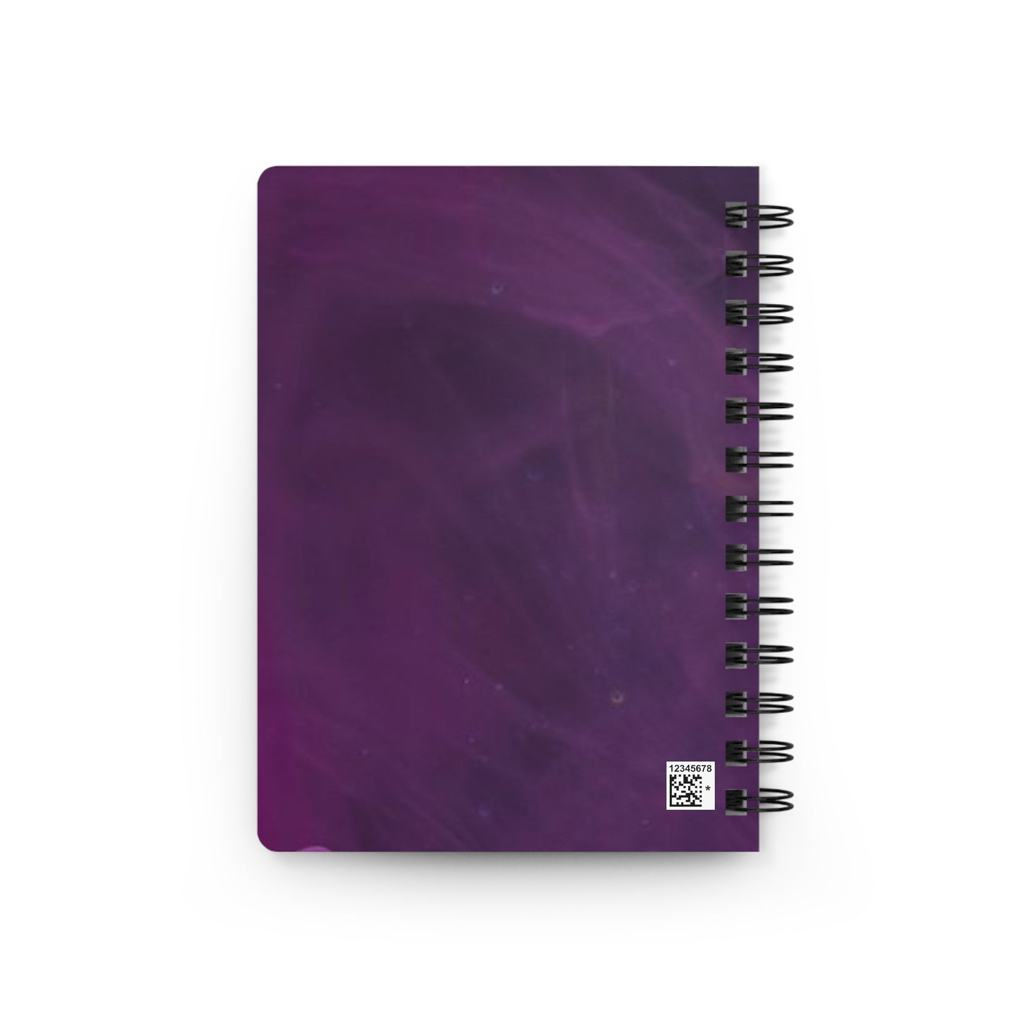 Serenity Floral Spiral Bound Journal | Purple Floral Notebook, Gift for Writers, Graduation Journal, Daily Planner, Art Therapy