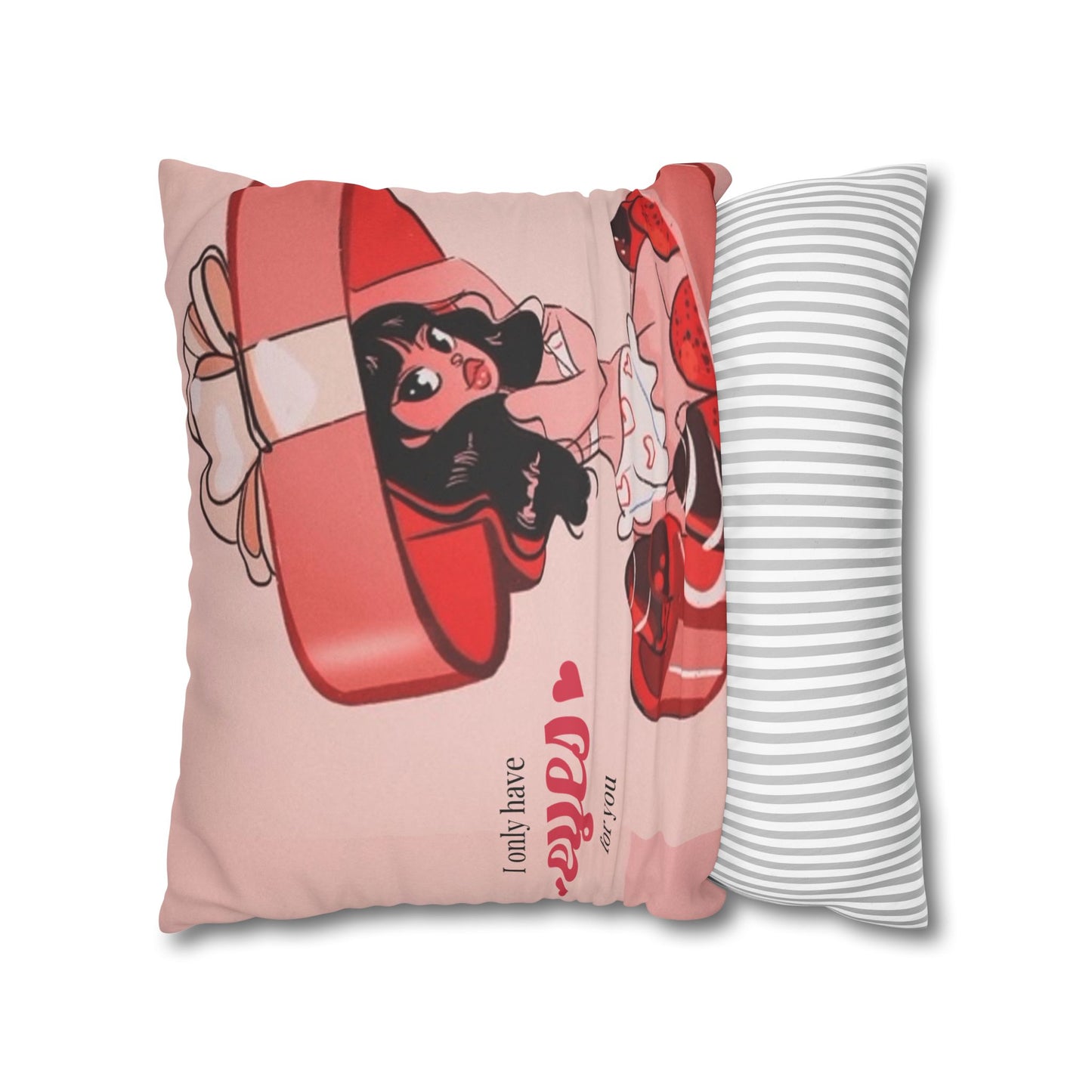 Naughty Girl Valentine's Day Pillowcase