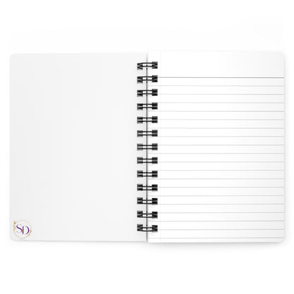 Elegant Spiral Bound Journal with Pink Ribbon Design, Personalized Notebook for Students, Gift for Graduates, Daily Planner, Memory Keeper