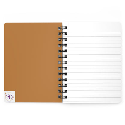 Stylish Spiral Bound Journal - Empowering Art, Motivational Notebook, Gift for Entrepreneurs, Money Mindset Journal, Aesthetic Writing Pad