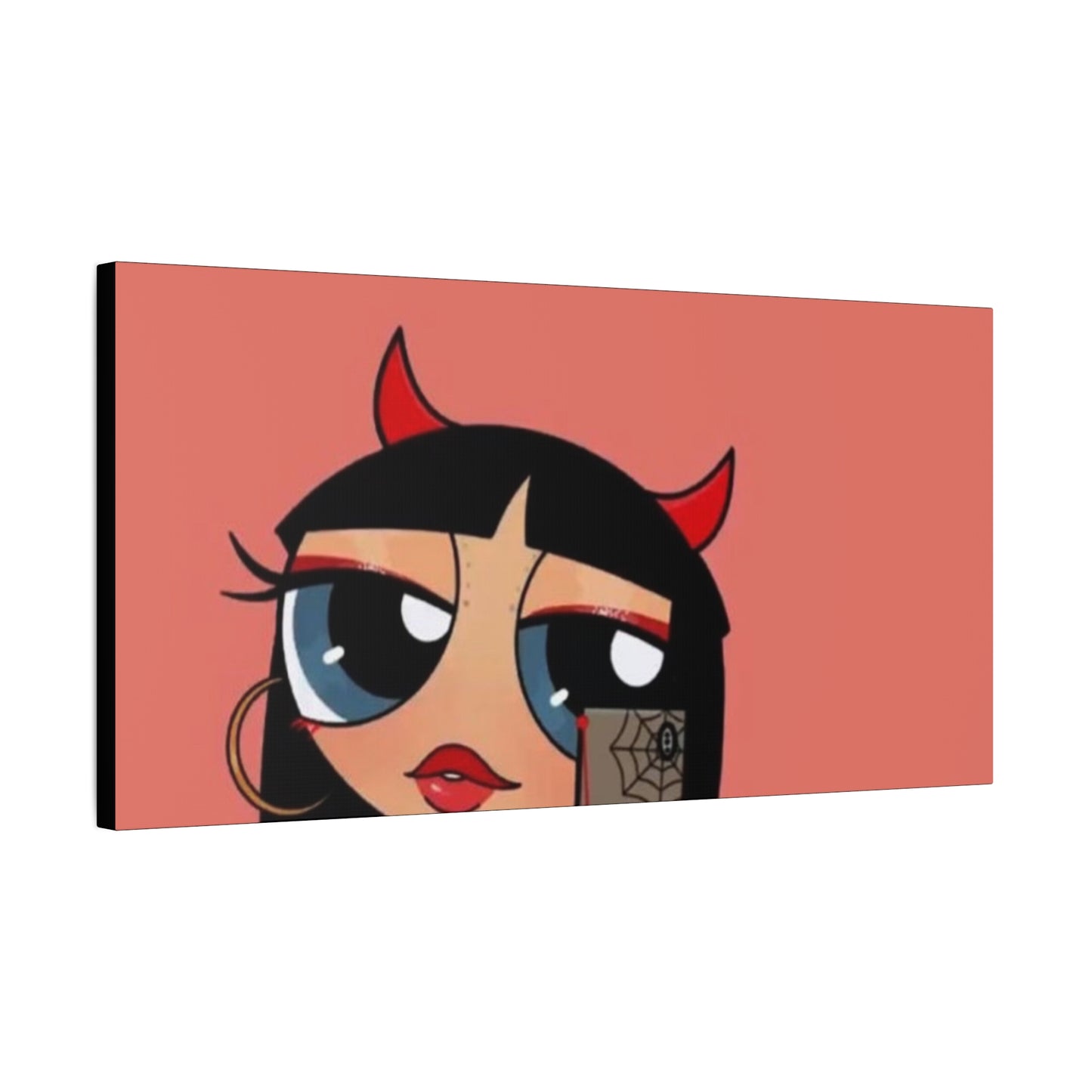 Devilish ImJustAGirl💅🏻🎀🫧~ Matte Canvas, Stretched, 1.25"