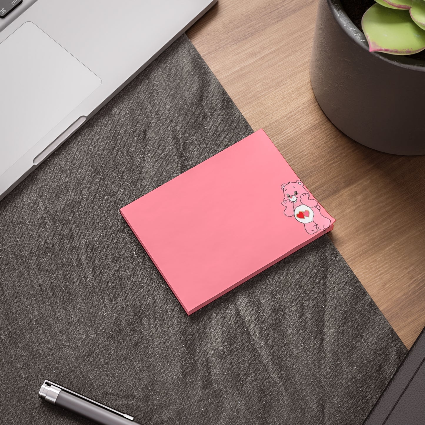 Pink Care bear Post-it® Note Pads