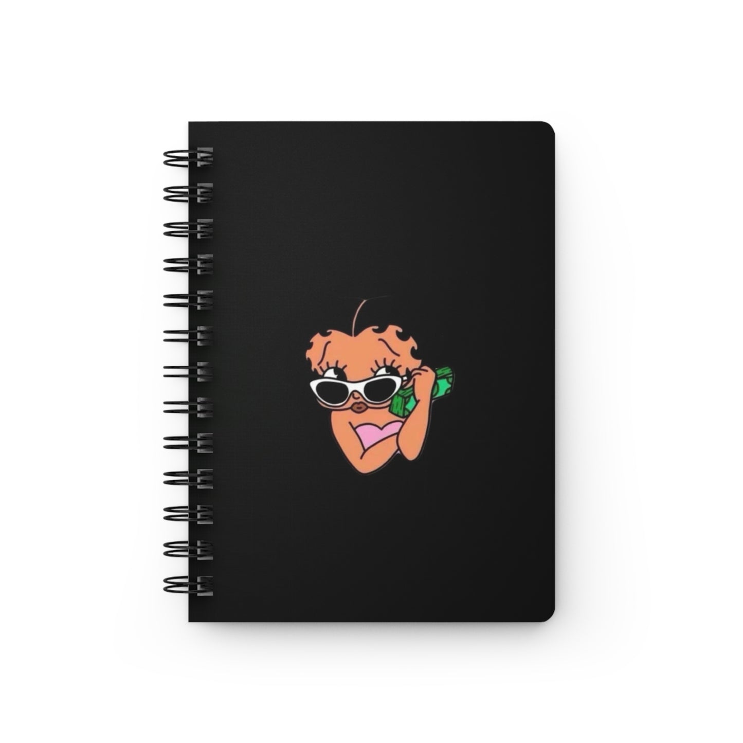Cool Vibes Betty Boop Spiral Bound Journal, Stylish Notebook for Teen Girls, Perfect for Note-Taking, Journaling, Gift Idea