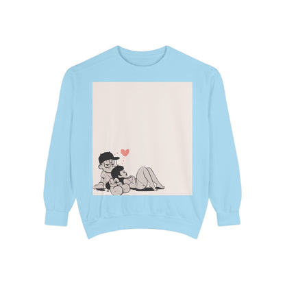 "Can We Talk For A Minute?.." ~ Unisex Garment-Dyed Sweatshirt