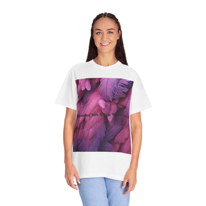 Rebranding Into A New Badder Bitch! ~ Purple/Pink Unisex Garment-Dyed T-shirt