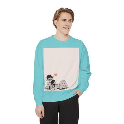 "Can We Talk For A Minute?.." ~ Unisex Garment-Dyed Sweatshirt