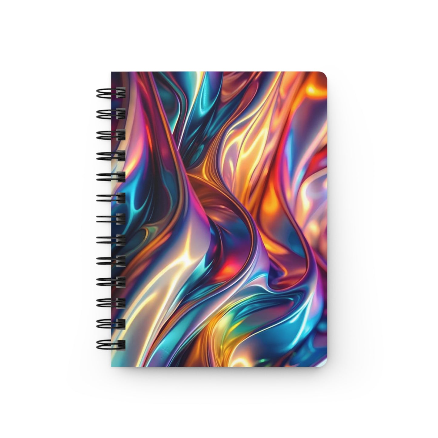 Colorful Spiral Bound Journal, Artistic Notebook, Gift for Writers, Bullet Journal, Travel Diary, Creative Journal