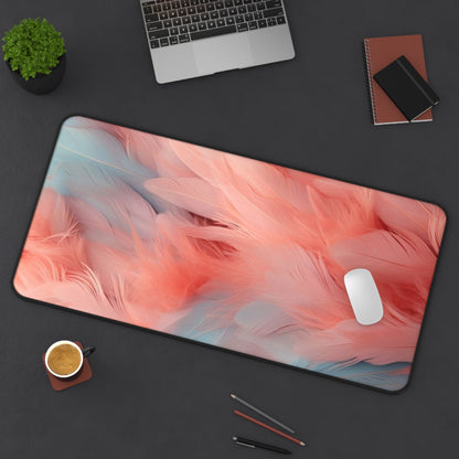 "Rebranding Into A New Badder Bitch!"~ Pink/Baby Blue Desk Mat