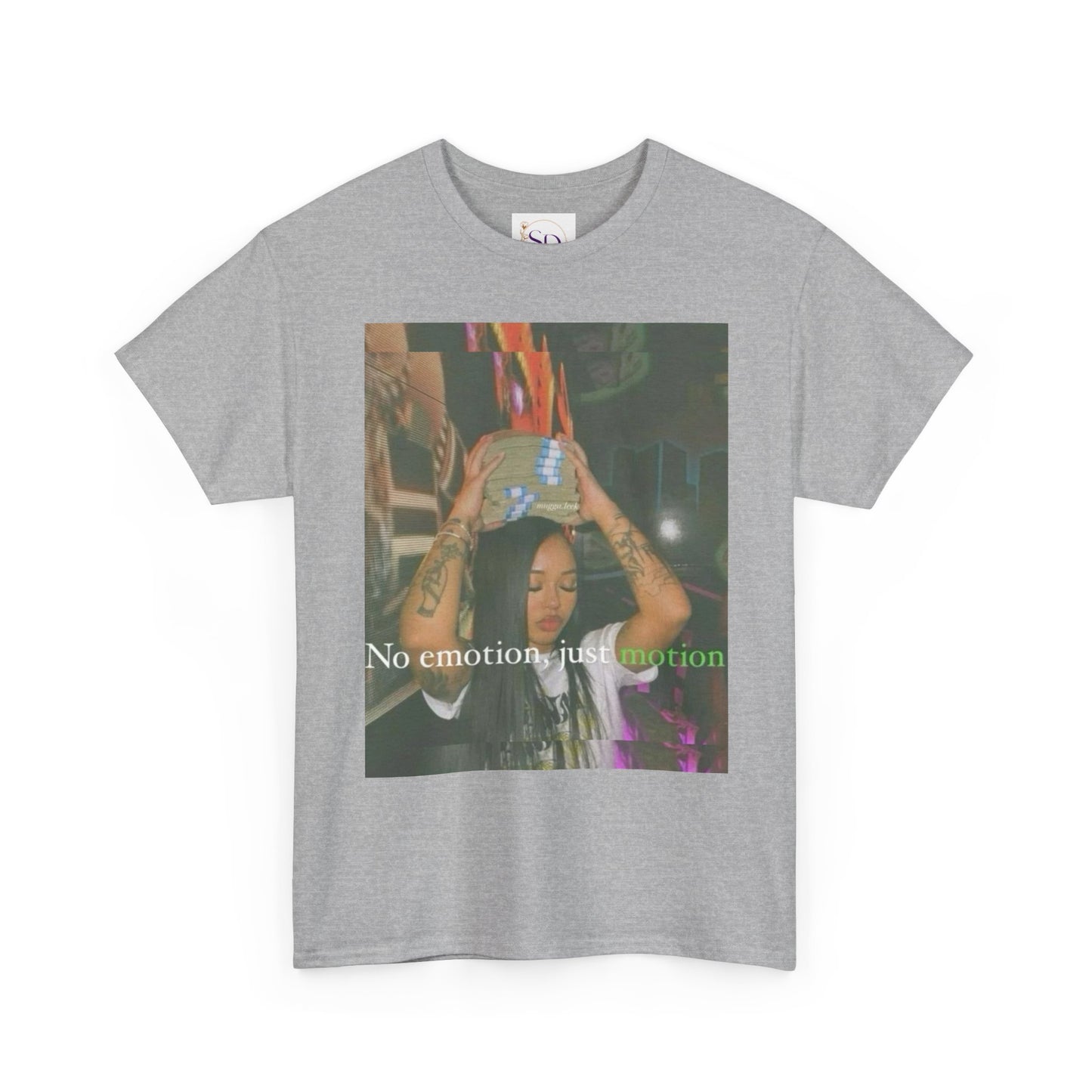 Emotional Expression Unisex Heavy Cotton Tee - No Emotion, Just Vibe