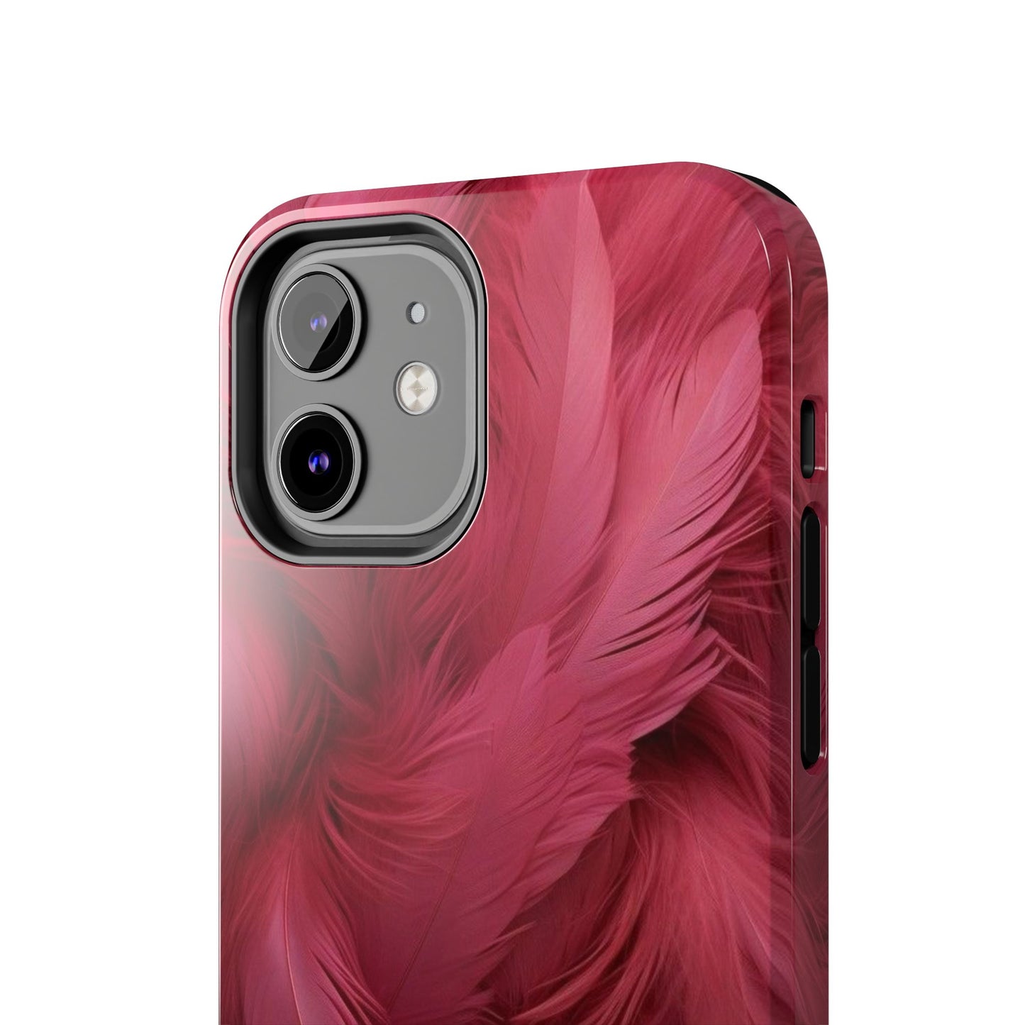 "Rebranding Into A New Badder Bitch!" Pink Feathered Tough Phone Cases