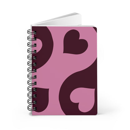 Charming Heart Design Journal, Perfect Gift for Lovers, Unique Notebook for Notes, Sketching, Journaling, Valentine's Day