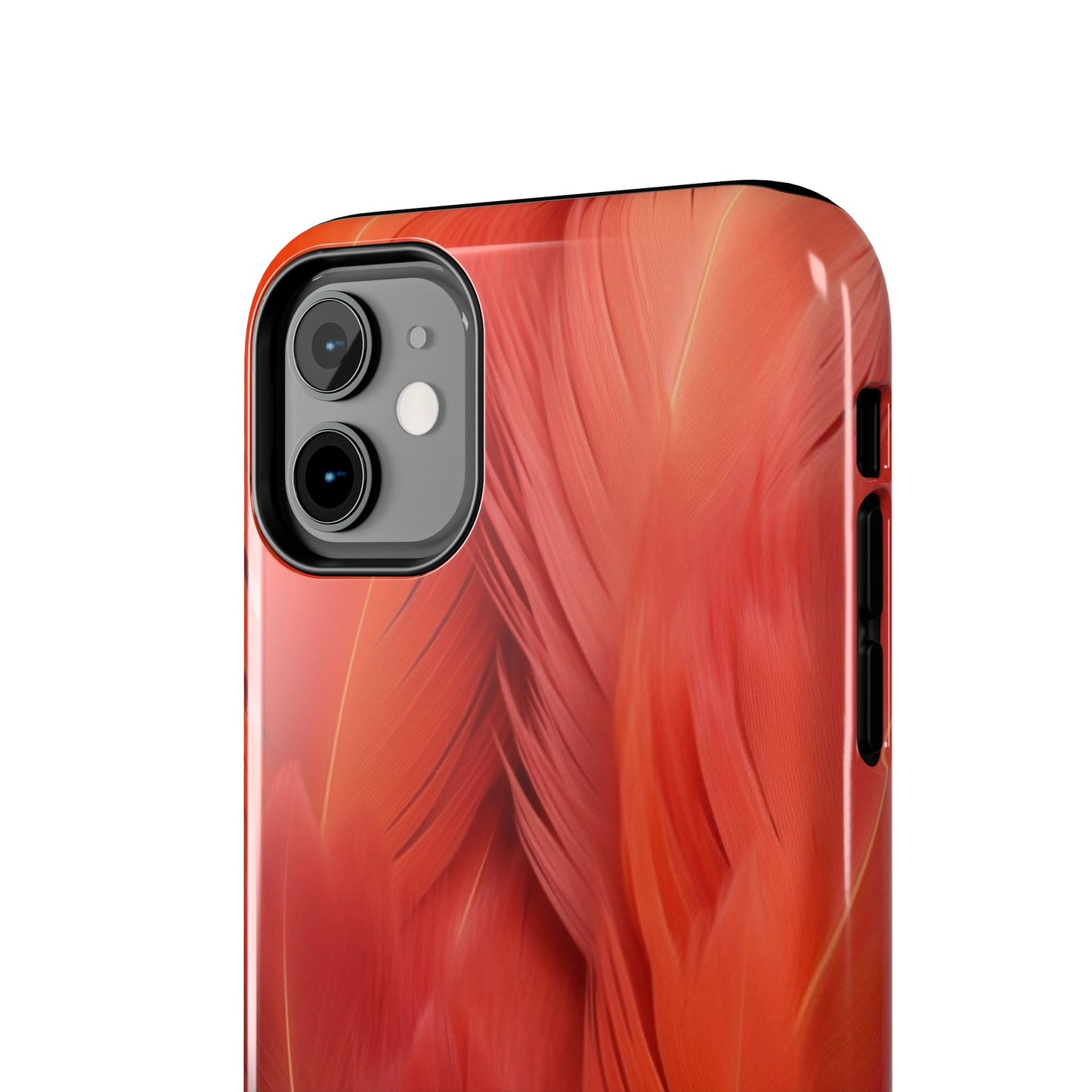 "Rebranding Into A New Badder Bitch!" Orange Feathered Tough Phone Cases