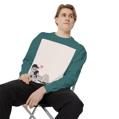 "Can We Talk For A Minute?.." ~ Unisex Garment-Dyed Sweatshirt