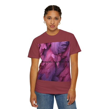 Rebranding Into A New Badder Bitch! ~ Purple/Pink Unisex Garment-Dyed T-shirt