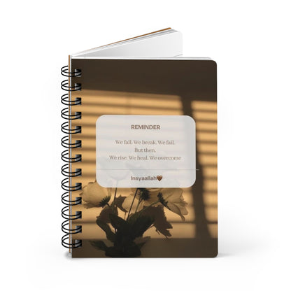 Islamic Muslimah Spiral Bound Journal - Cute Islamic Stationery, Pretty Notebook, Eid Gift Ideas, Ramadan Journal, Islamic Gift For Her