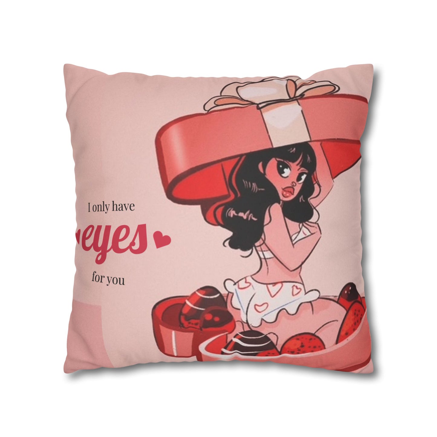 Naughty Girl Valentine's Day Pillowcase